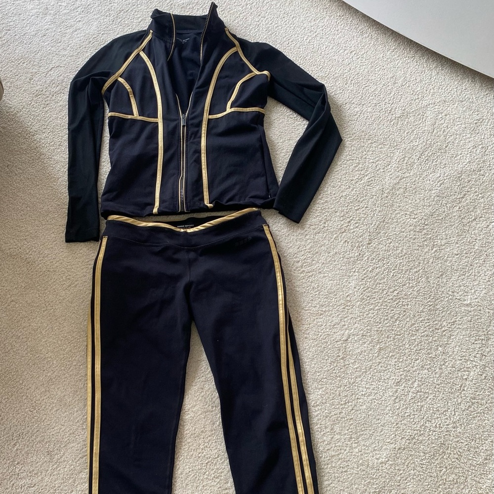 BEBE SPORT active-ware matching Jacket and Leggings.